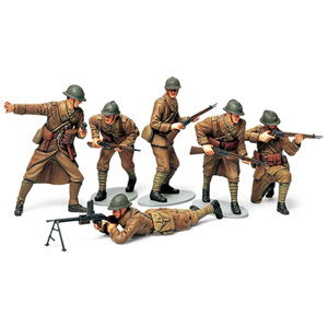 タミヤ フランス歩兵セット（1/35スケール ミリタリーミニチュアシリーズ 35288） ミリタリー模型の商品画像