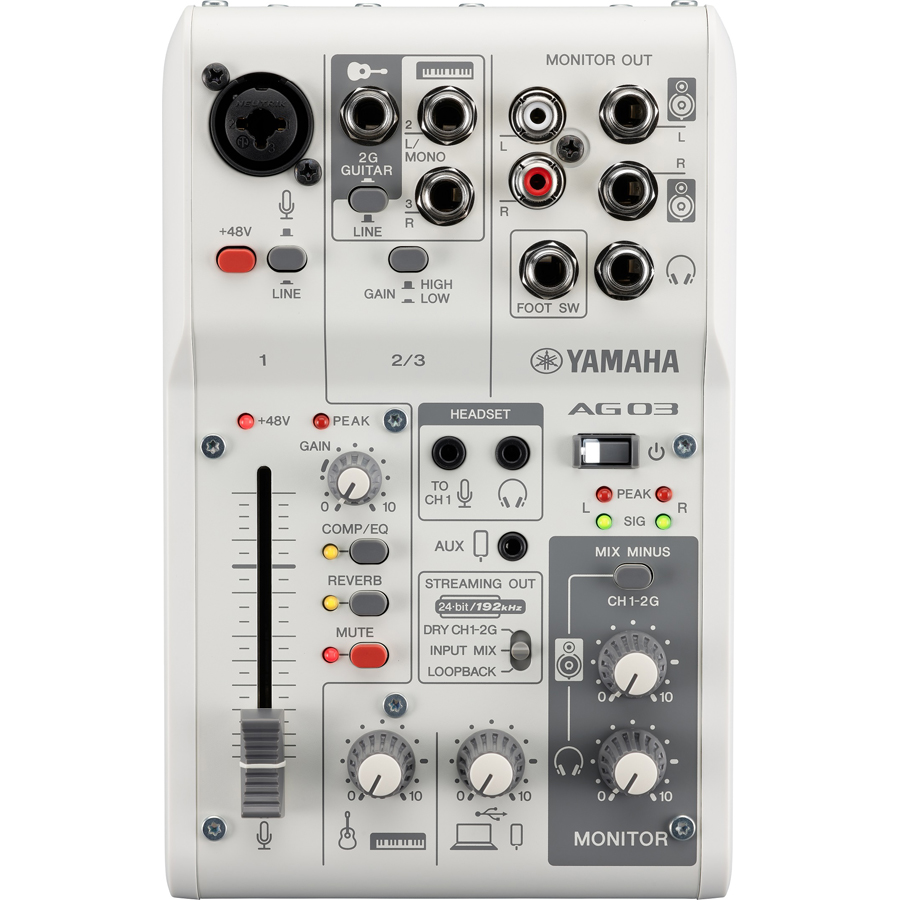  Yamaha Live -stroke Lee ming mixer ( white ) YAMAHA AG03MK2-W returned goods kind another A