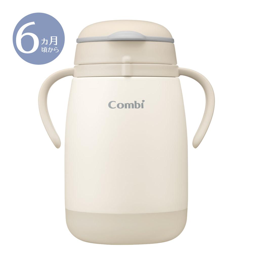 Combi ラクマグ ステンレス 漏れないストロー large R（ベージュ）6ヶ月頃からの商品画像