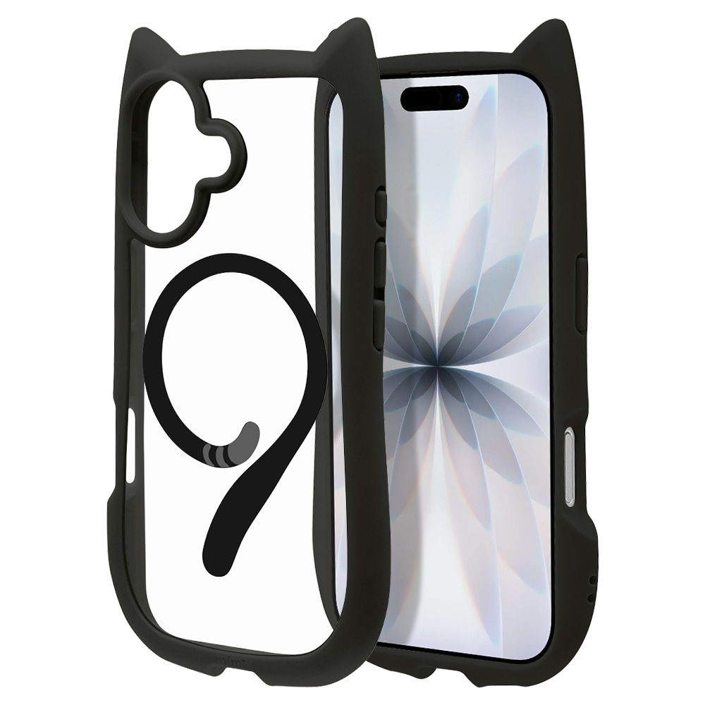 iPhone17 mimi ハイブリッドケース 8910IP5AHPMBK（ブラック）の商品画像