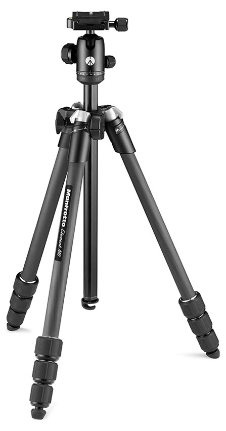 Manfrotto Element MII カーボン 4段 MBTキット Manfrotto 【OUTLET】 三脚 Element MII カーボン4段三脚MBT