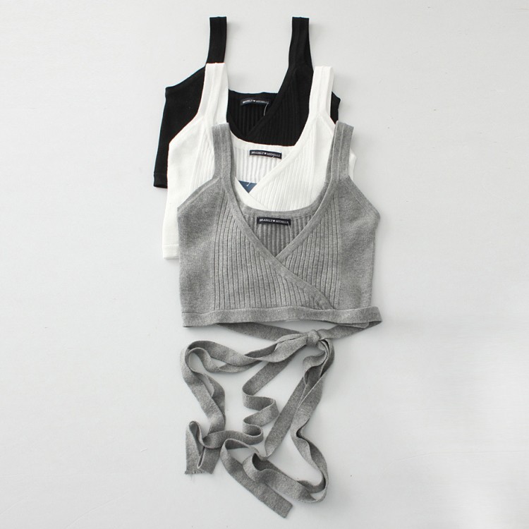 タンクトップ ダンス レッスン インナー ストレッチニット タンク ショート丈 送料無料