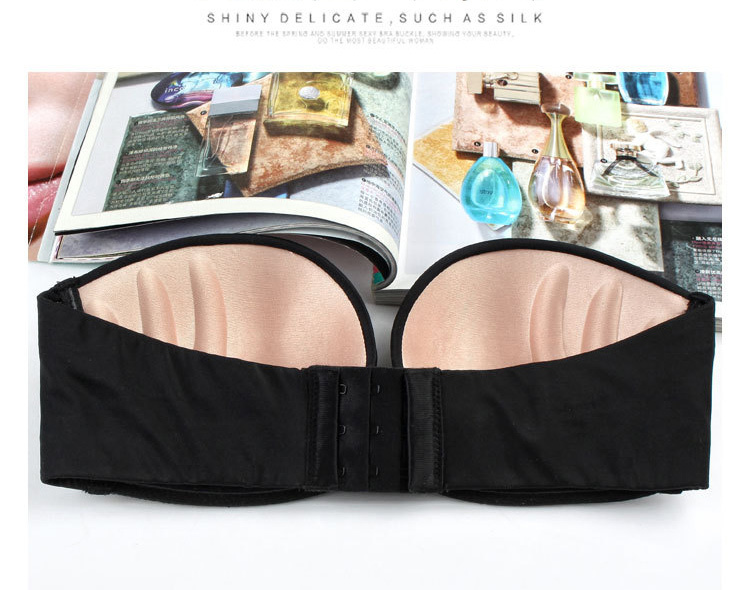 ストラップレスブラ 肩見せ 肩紐無し 盛れる ワイヤレスブラ メール便送料無料 width=