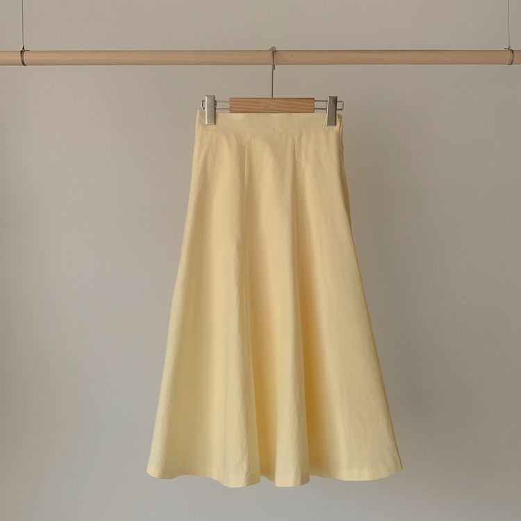 フレアスカート ロングスカート レディース 無地 韓国ファッション 送料無料 Dazzle ダズル