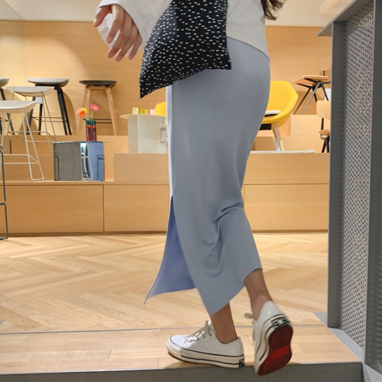 タイトスカート レディース スリット ロングスカート 韓国 送料無料 Dazzle ダズル