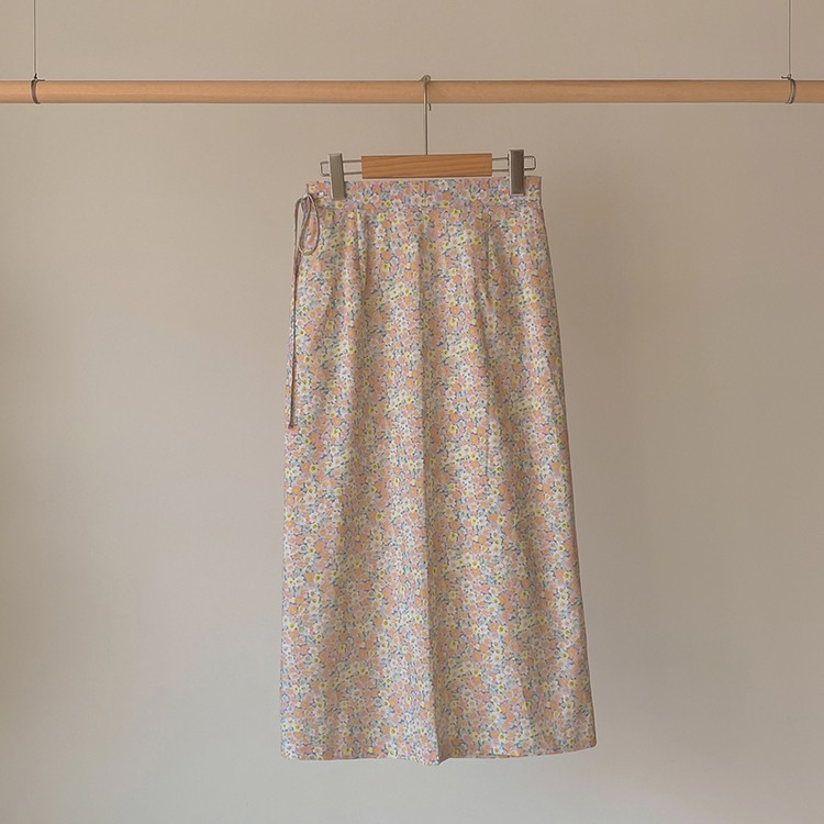 花柄スカート ロング レディース スカート ラップスカート 韓国 送料無料 Dazzle ダズル