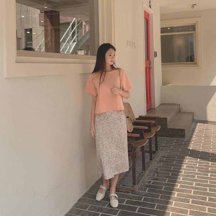 花柄スカート ロング レディース スカート ラップスカート 韓国 送料無料 Dazzle ダズル