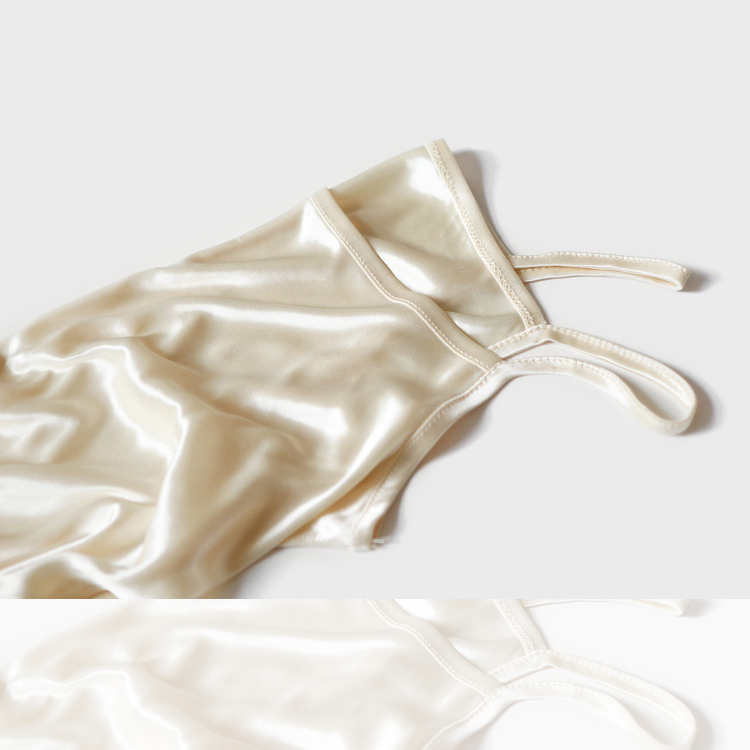 ペチコート ワンピース スリップ キャミソール インナー 膝上 透け防止 インナースリップ シンプル Dazzle ダズル