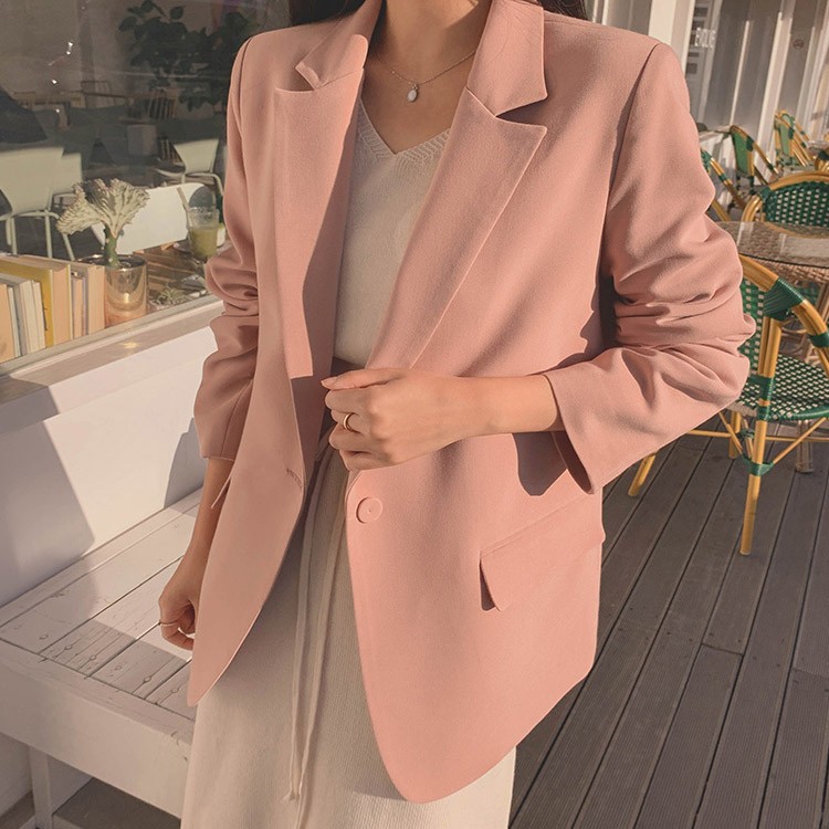 ジャケット セミロング レディース テラードジャケット 韓国 Dazzle ダズル