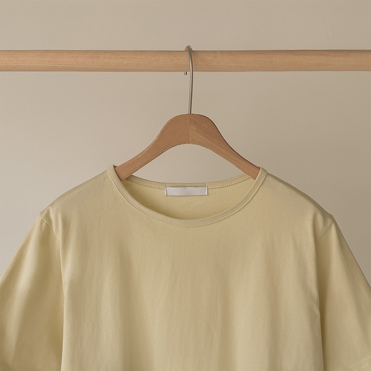 Tシャツ レディース 半袖 ショート丈 韓国 送料無料 ジョイフィール joyfeel