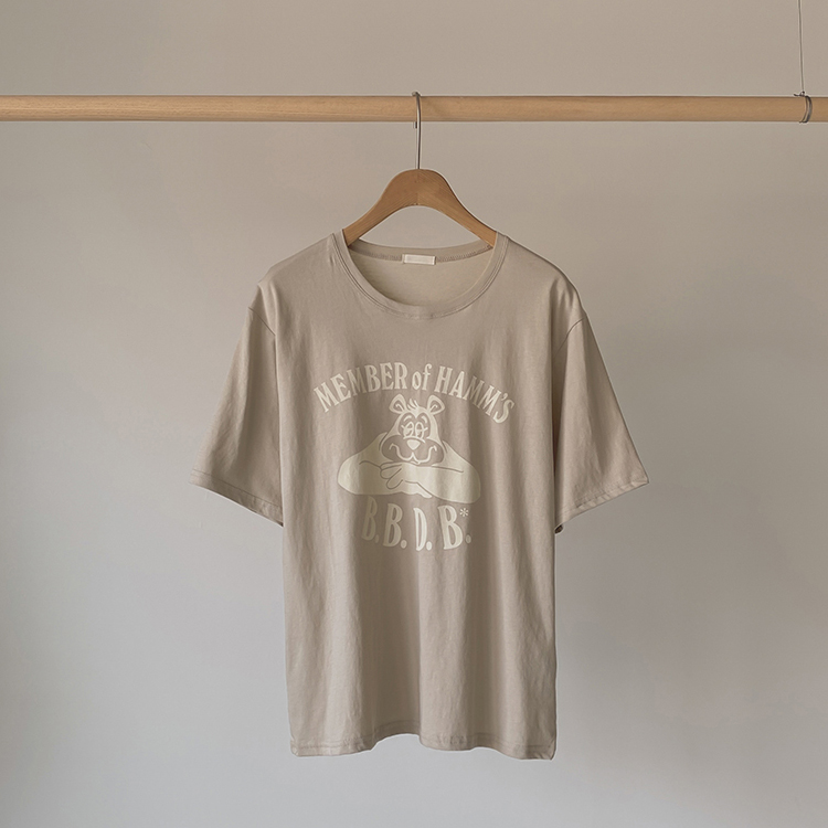 Tシャツ 5分袖 レディース 半袖 プリント かわいい 韓国ファッション 送料無料 ジョイフィール joyfeel