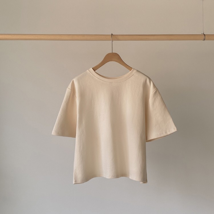 Tシャツ レディース 半袖 背中みせ ゆったり バックシャン 韓国ファッション 送料無料 ジョイフィール joyfeel