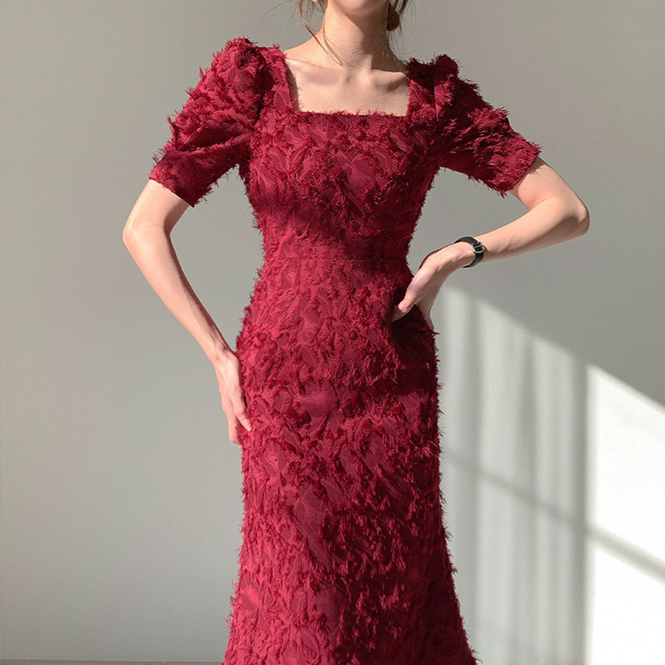 ドレス レディース パーティードレス 半袖 韓国 送料無料 Dazzle ダズル