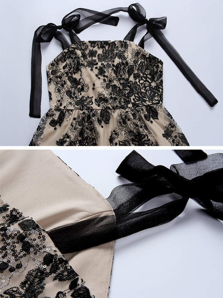 パーティードレス レディース ワンピース ドレス レース 花柄 シースルー ノースリーブ キャミソール キャバ お水 結婚式　パーティー 2次会 エレガント ジョイフィール joyfeel