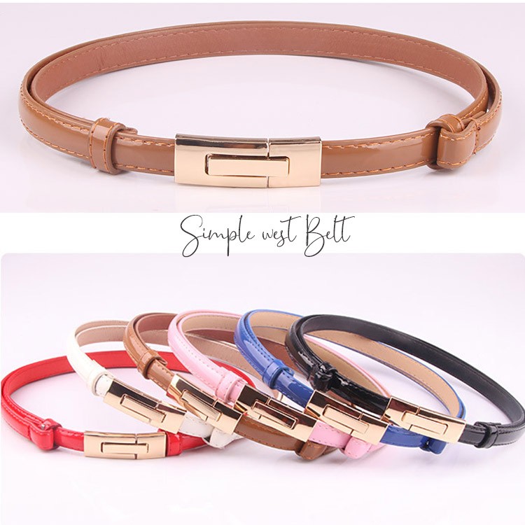 細ベルト ベルト レディース スリムベルト 韓国 送料無料 Dazzle ダズル