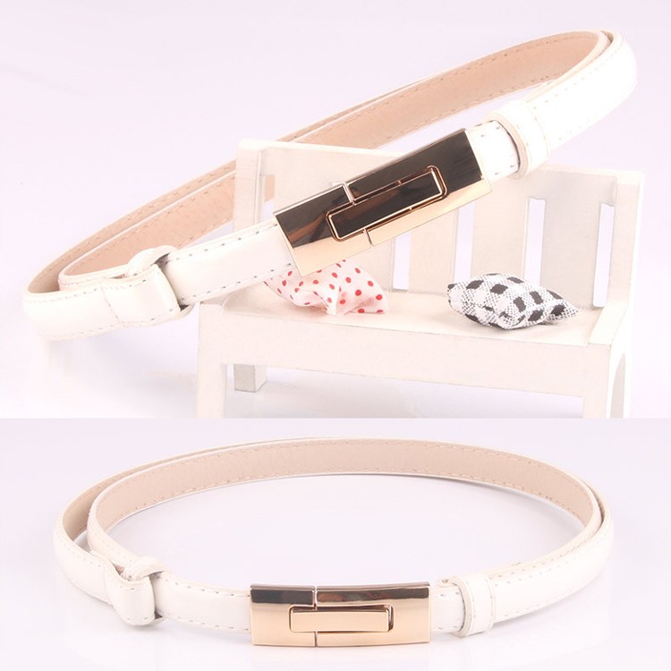 細ベルト ベルト レディース スリムベルト 韓国 送料無料 Dazzle ダズル