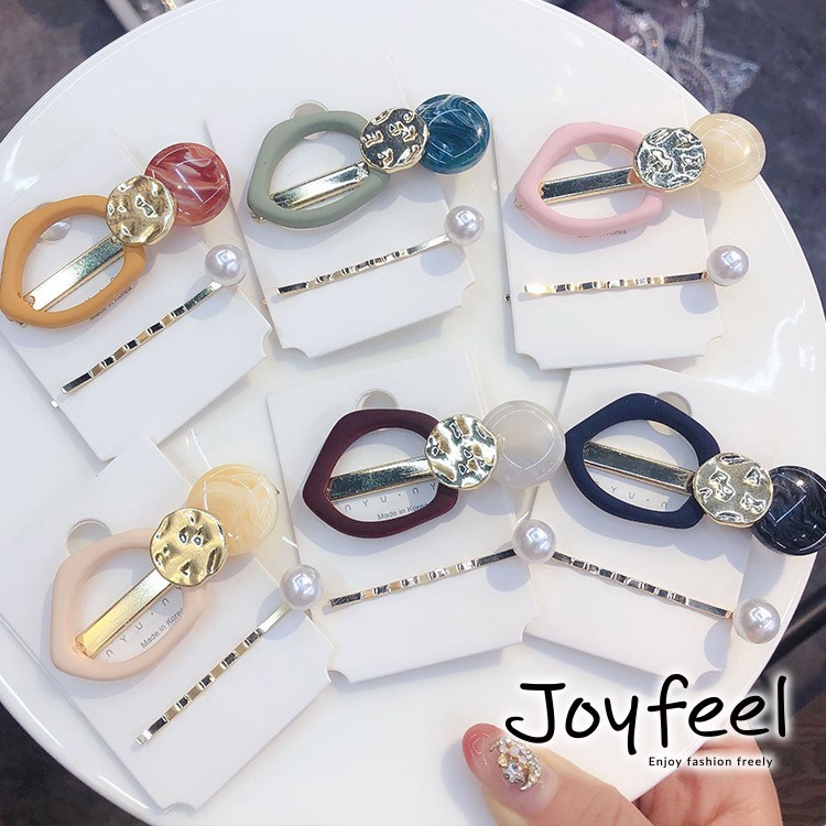 ヘアアクセ クリップ レディース ヘアピン パール バレッタ 韓国 メール便送料無料 Dazzle ダズル