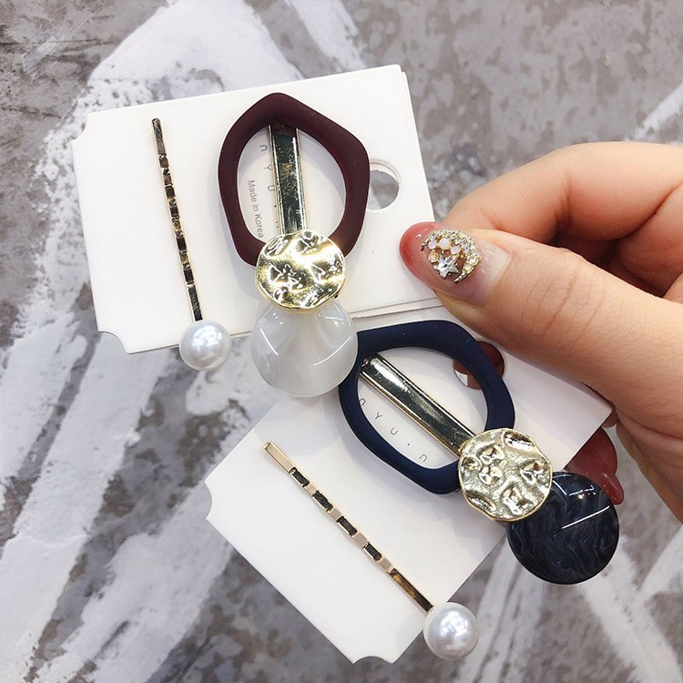 ヘアアクセ クリップ レディース ヘアピン パール バレッタ 韓国 メール便送料無料 Dazzle ダズル