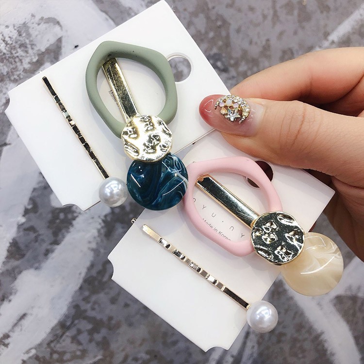 ヘアアクセ クリップ レディース ヘアピン パール バレッタ 韓国 メール便送料無料 Dazzle ダズル