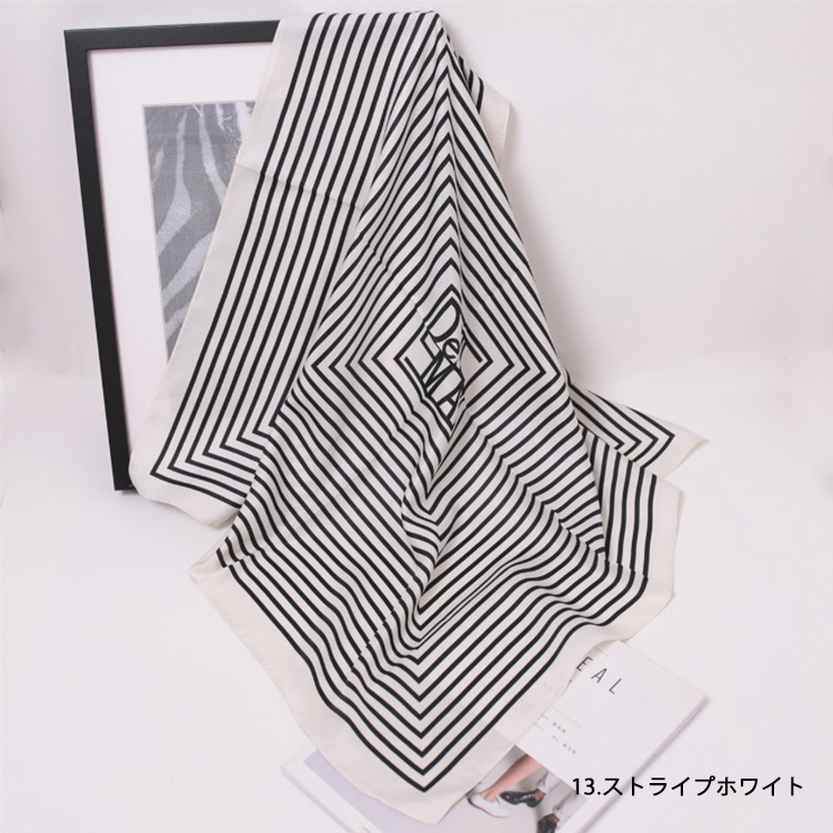 スカーフ レディース シルク シフォン スカーフベルト 韓国 送料無料 Dazzle ダズル