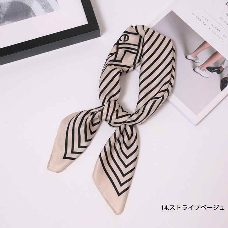 スカーフ レディース シルク シフォン スカーフベルト 韓国 送料無料 Dazzle ダズル