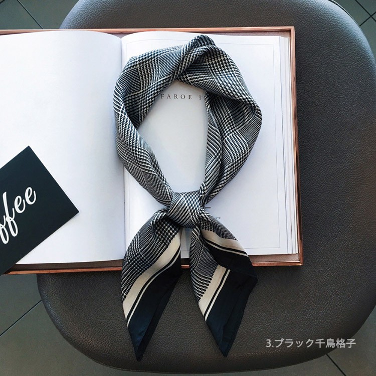 スカーフ レディース シルク シフォン スカーフベルト 韓国 送料無料 Dazzle ダズル