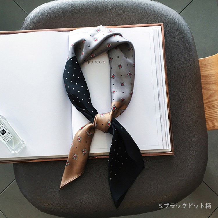 スカーフ レディース シルク シフォン スカーフベルト 韓国 送料無料 Dazzle ダズル