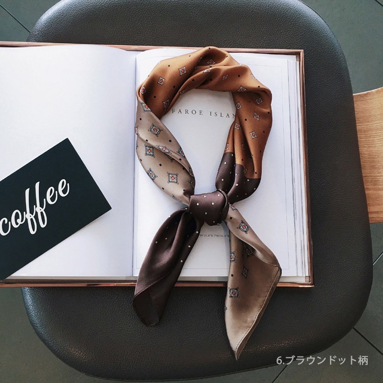 スカーフ レディース シルク シフォン スカーフベルト 韓国 送料無料 Dazzle ダズル