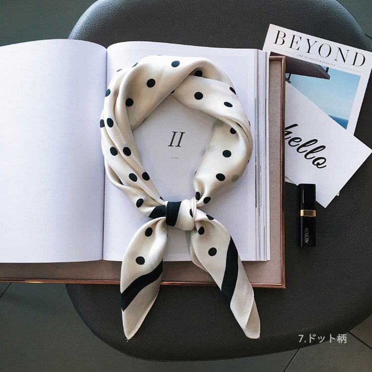 スカーフ レディース シルク シフォン スカーフベルト 韓国 送料無料 Dazzle ダズル