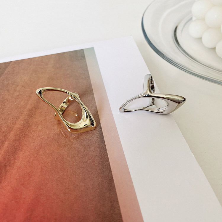 リング 指輪 レディース おしゃれ 大きめ 大ぶり 楕円 個性的 韓国アクセ 送料無料 Dazzle ダズル