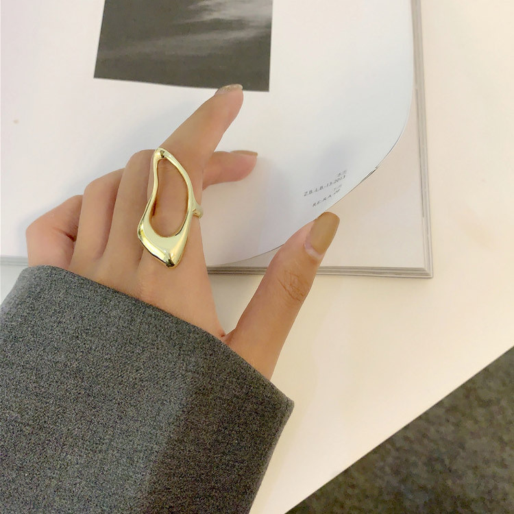 リング 指輪 レディース おしゃれ 大きめ 大ぶり 楕円 個性的 韓国アクセ 送料無料 Dazzle ダズル