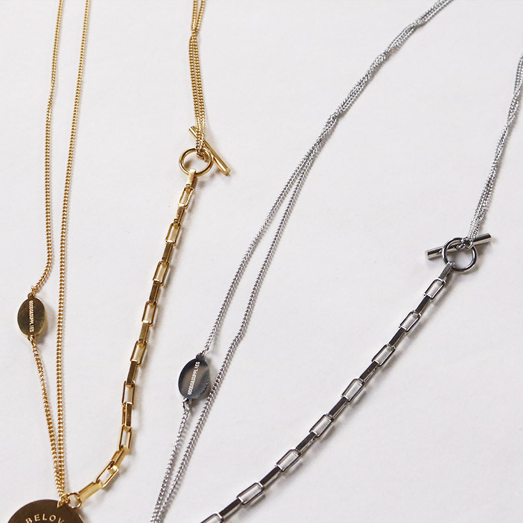 【Hei】malibu chain necklace〜チェーンネックレス★韓国発 チェーン Chain Hei(ヘイ) ネックレス・チョーカー(メンズ