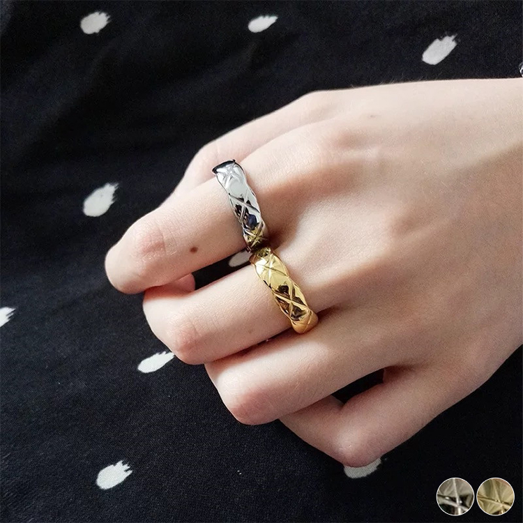 指輪 レディース リング おしゃれ エレガント フリーサイズ スカラップ フェミニン レトロ Dazzle ダズル