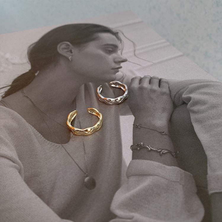 指輪 レディース リング おしゃれ エレガント フリーサイズ スカラップ フェミニン レトロ Dazzle ダズル