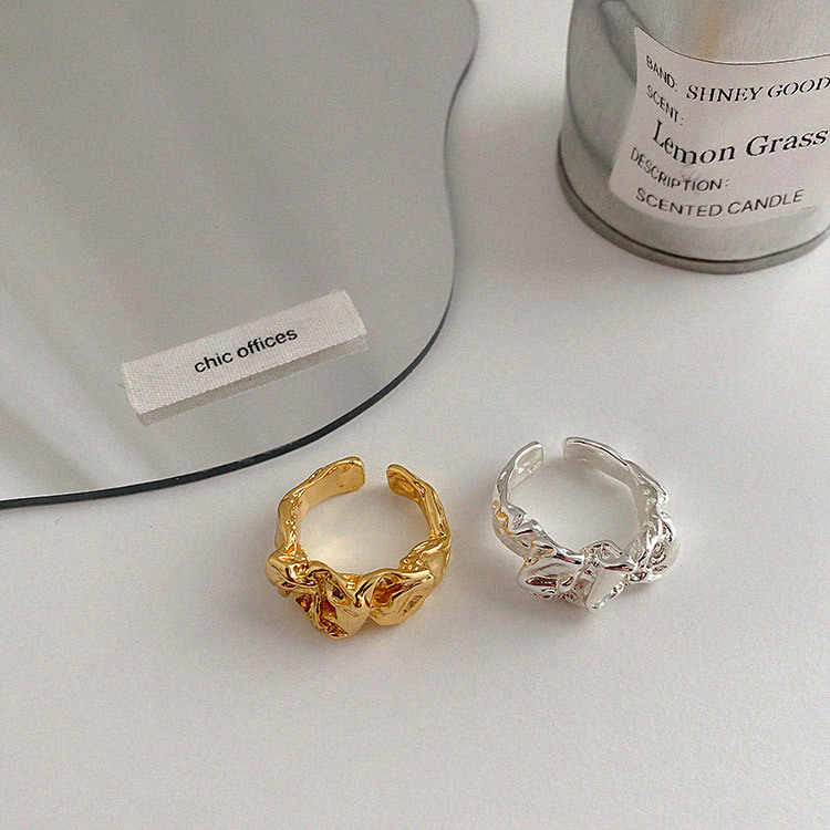 リング レディース 指輪 ごつごつ 個性的 メタル 韓国アクセ 送料無料 Dazzle ダズル