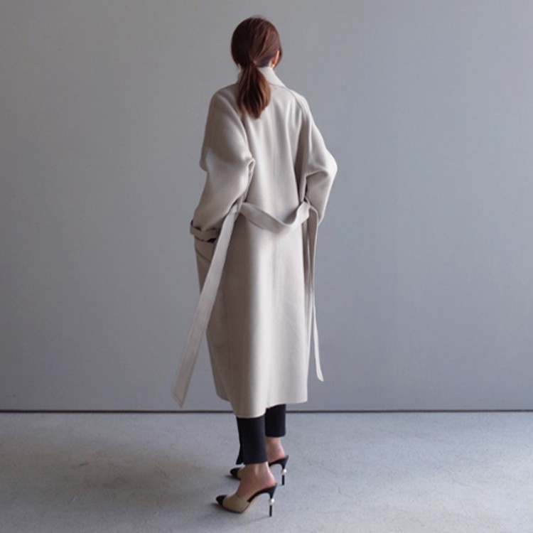 コート ロングコート レディース チェスターコート ガウン 韓国 Dazzle ダズル