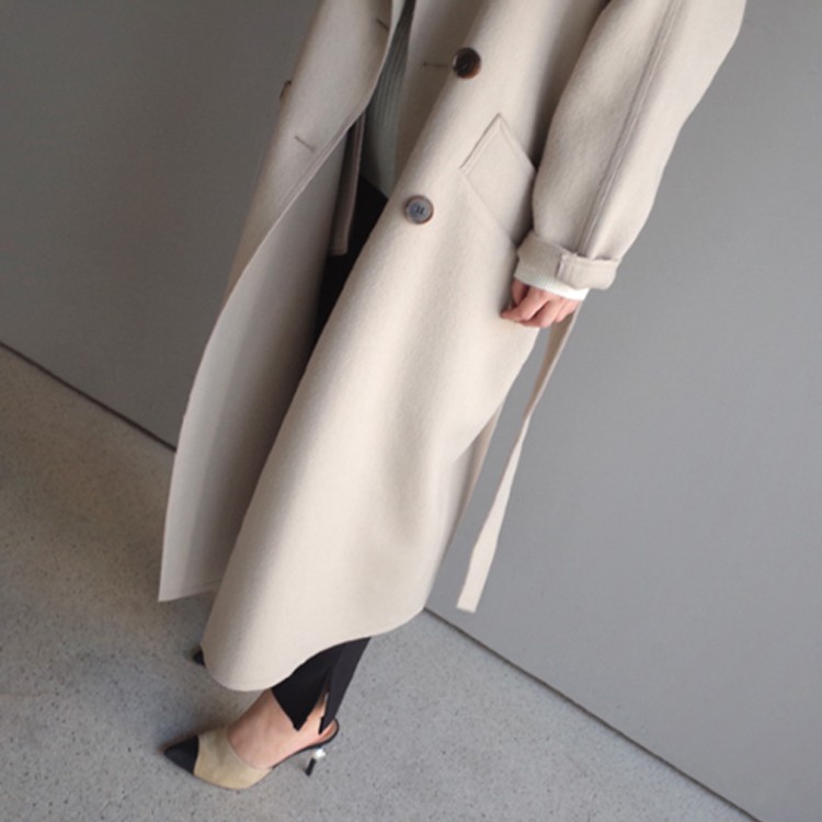 コート ロングコート レディース チェスターコート ガウン 韓国 Dazzle ダズル