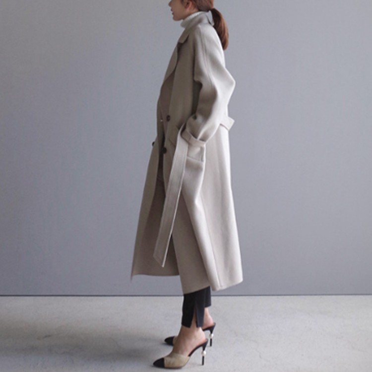 コート ロングコート レディース チェスターコート ガウン 韓国 Dazzle ダズル