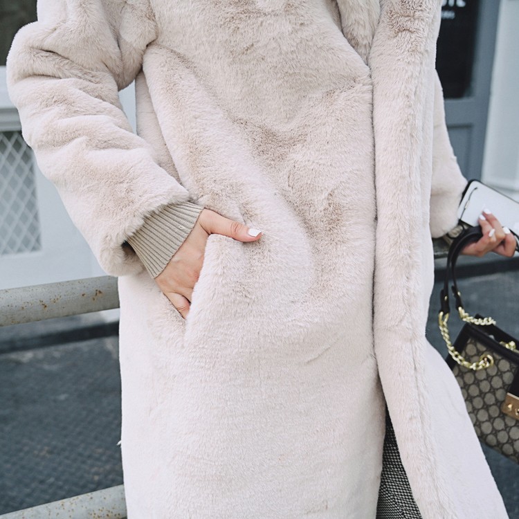 ファー ロングコート レディース フェイクファー ファーコート 韓国 送料無料 Dazzle ダズル