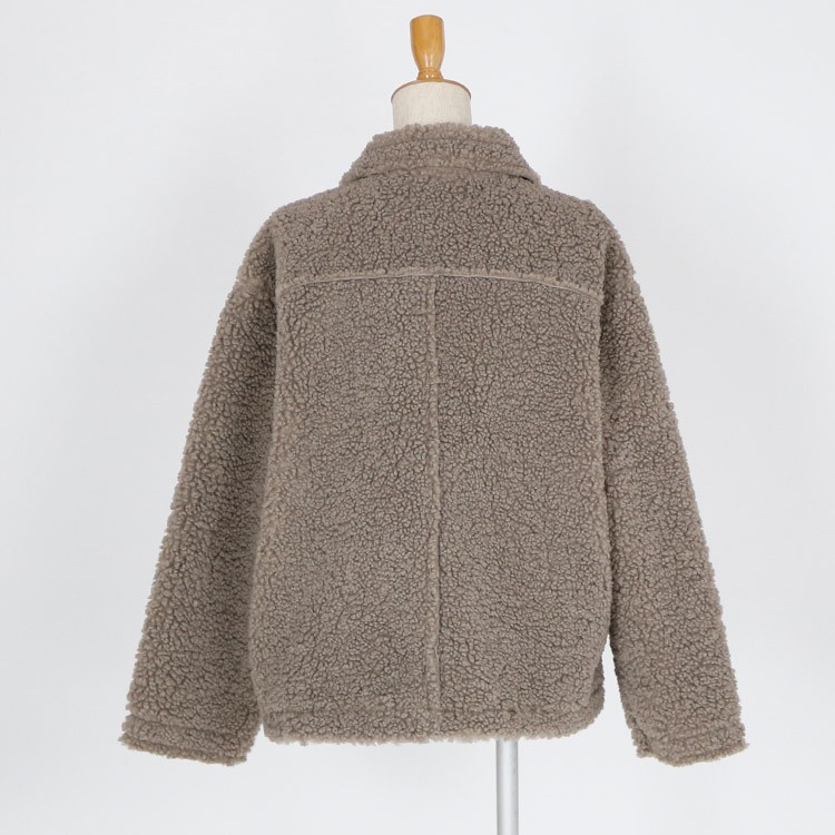 ボアブルゾン ボアコート ボアジャケット レディース ボアムートン コート アウター 韓国 Dazzle ダズル