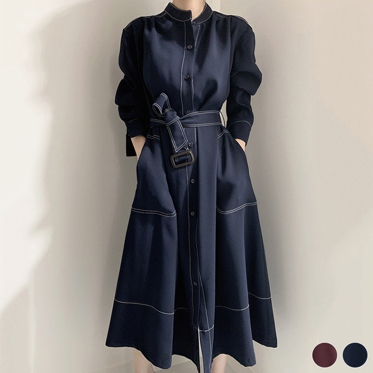 ワンピース コート レディース シャツワンピース トレンチコート 送料無料 ジョイフィール joyfeel