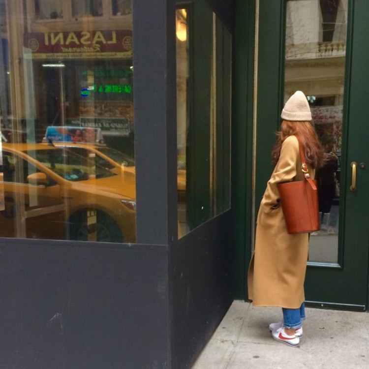 ロングコート レディース レトロ ゆったり オーバーサイズ 韓国 Dazzle ダズル