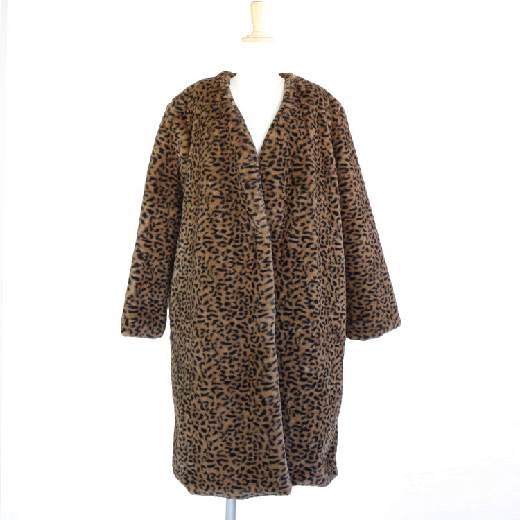 ファーコート ロング レディース ロングコート フェイクファー ノーカラー 韓国 Dazzle ダズル