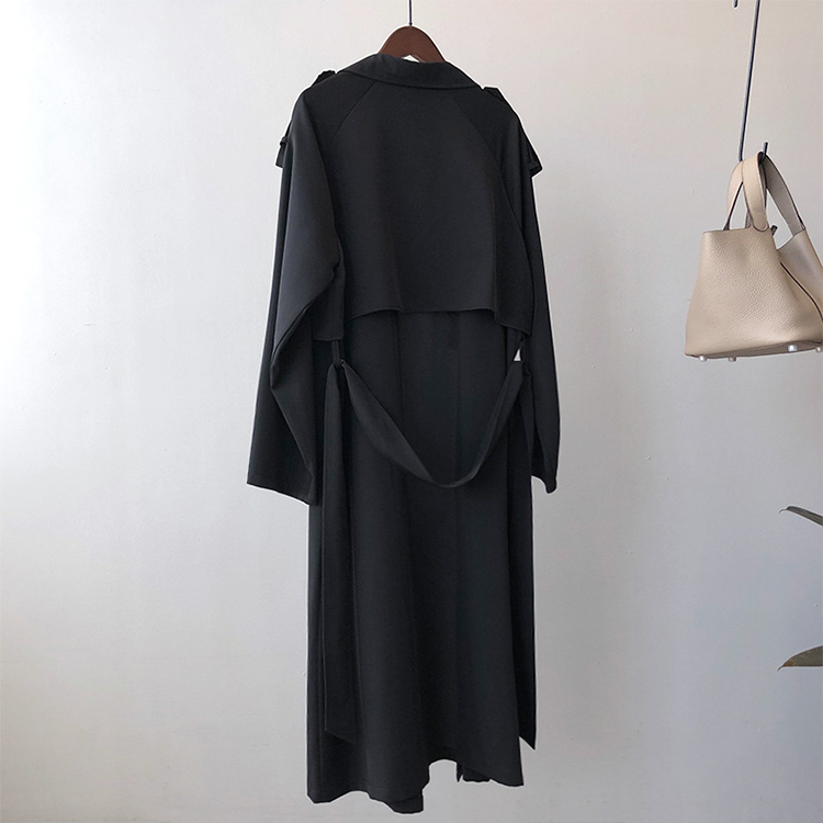  コート レディース 秋 トレンチ トレンチコート ロング丈 おしゃれ 春コート アウター 秋 春 てろん やわらかい 薄手 Dazzle ダズル