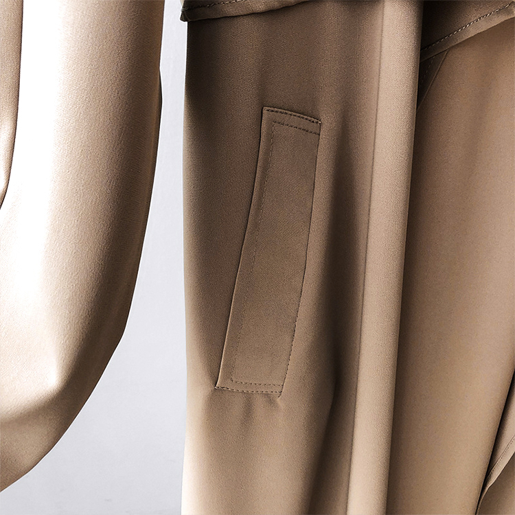  コート レディース 秋 トレンチ トレンチコート ロング丈 おしゃれ 春コート アウター 秋 春 てろん やわらかい 薄手 Dazzle ダズル