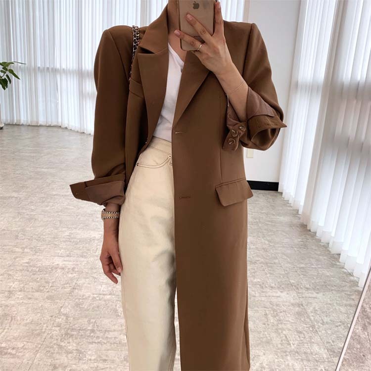 ロングコート レディース チェスターコート コート ジャケット ロング エレガント オフィス かっこいい モダン Dazzle ダズル