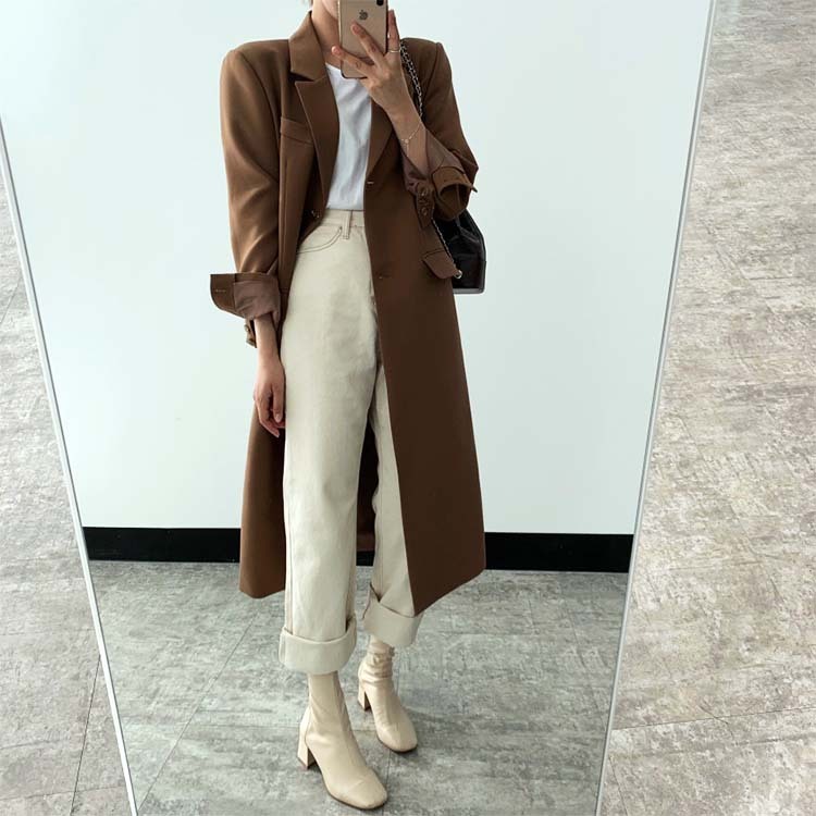 ロングコート レディース チェスターコート コート ジャケット ロング エレガント オフィス かっこいい モダン Dazzle ダズル