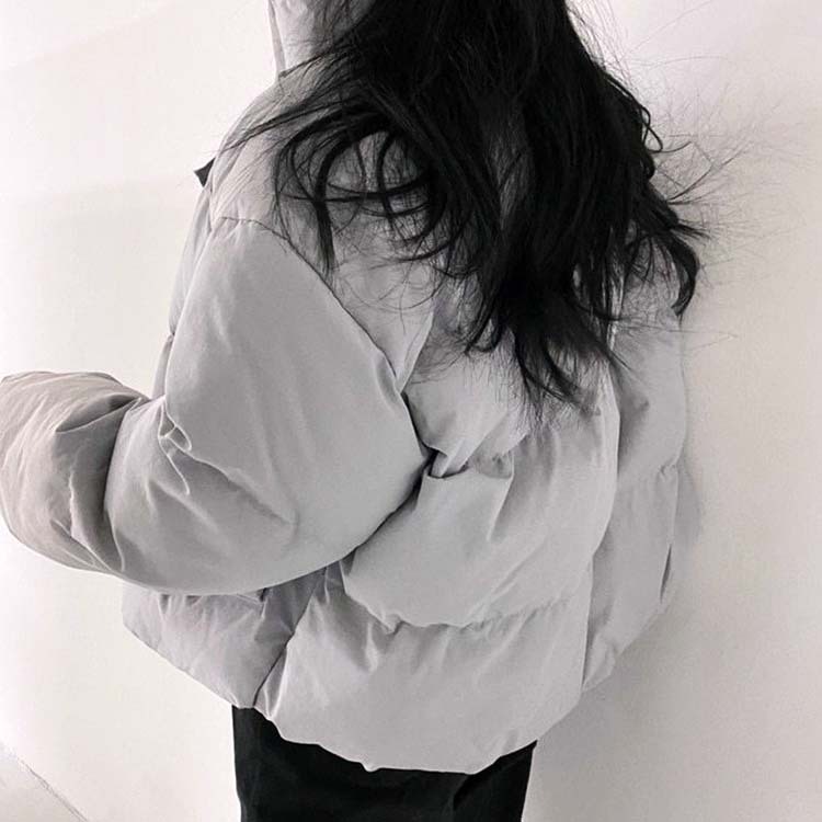 中綿ジャケットレディース コ－ト スタンドカラー ショート丈 ハイネック アウター 中綿 ブルゾン ゆったり Dazzle ダズル