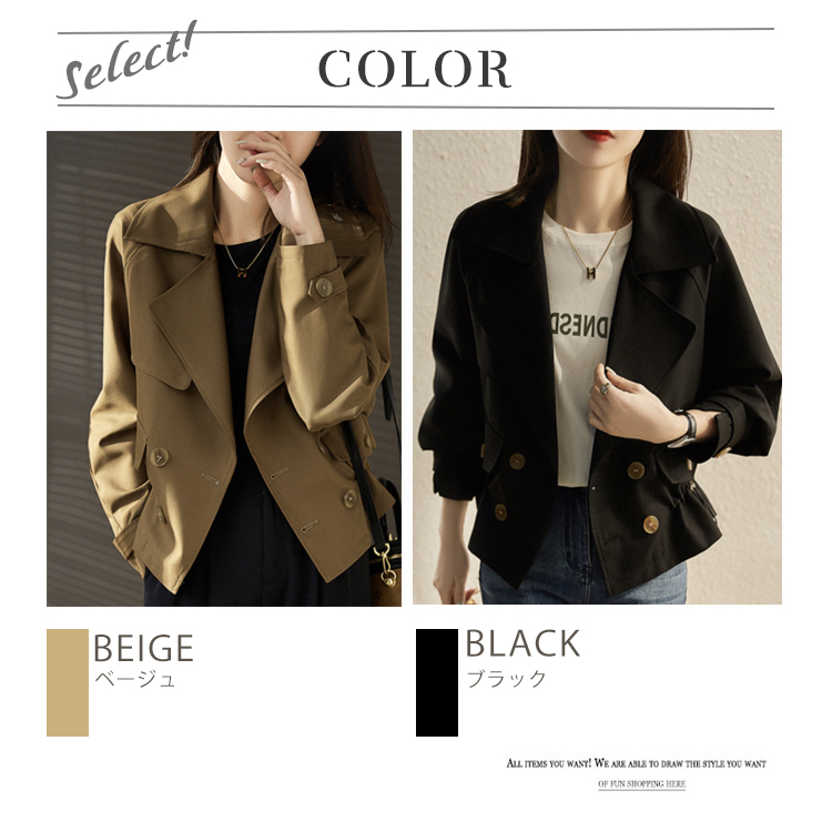 miel irina ショートコート　韓国 コート アウター ショートコート「韓国ファッション レディース