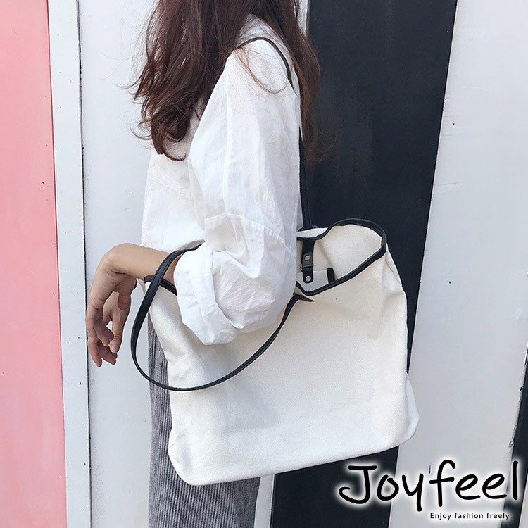 大容量 帆布 バッグ キャンパス 大きめ トートバッグ シンプル 韓国 送料無料 Dazzle ダズル